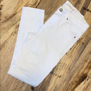 Unpublished high wasted white skinny jeans